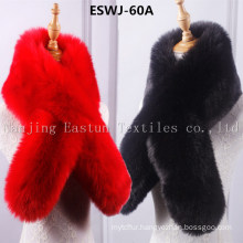 Faux Raccoon and Fox Fur Scarf Eswj-60A